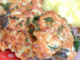 Смачні котлетки з рубаного курячого філе та печериць